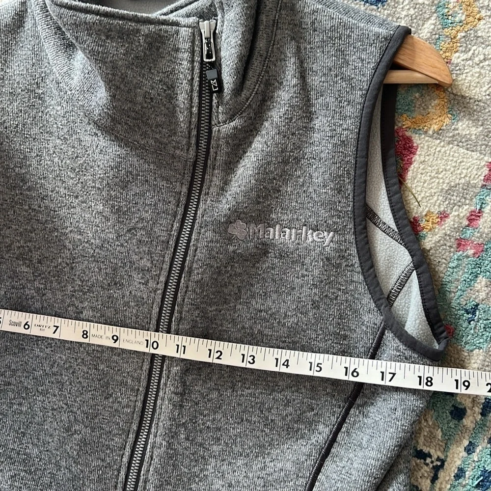 Cutter & Buck Mainsail Sweater Knit Womens Asymmetrical Vest in Gray Medium